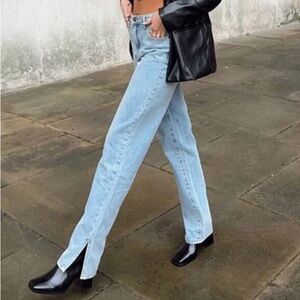 Lioness Alabama Jeans with Split Hem